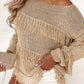 Boho Tasseled Knitted Sweater