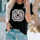 Western Aztec Graphic Fashion Tee