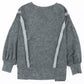 Expose Seamed Washed Split Plus Size Sweatshirt