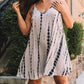 Plus Size Tie Dye Spaghetti Strap Mini Dress