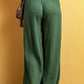 Smocked Waist Crinkled Wide Leg Pants