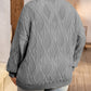 Plus Size Knitted Hollow out Button up Cardigan
