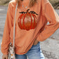 Round Neck Halloween Sweatshirt