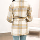 Plaid Button-Up Flap Pocket Shacket