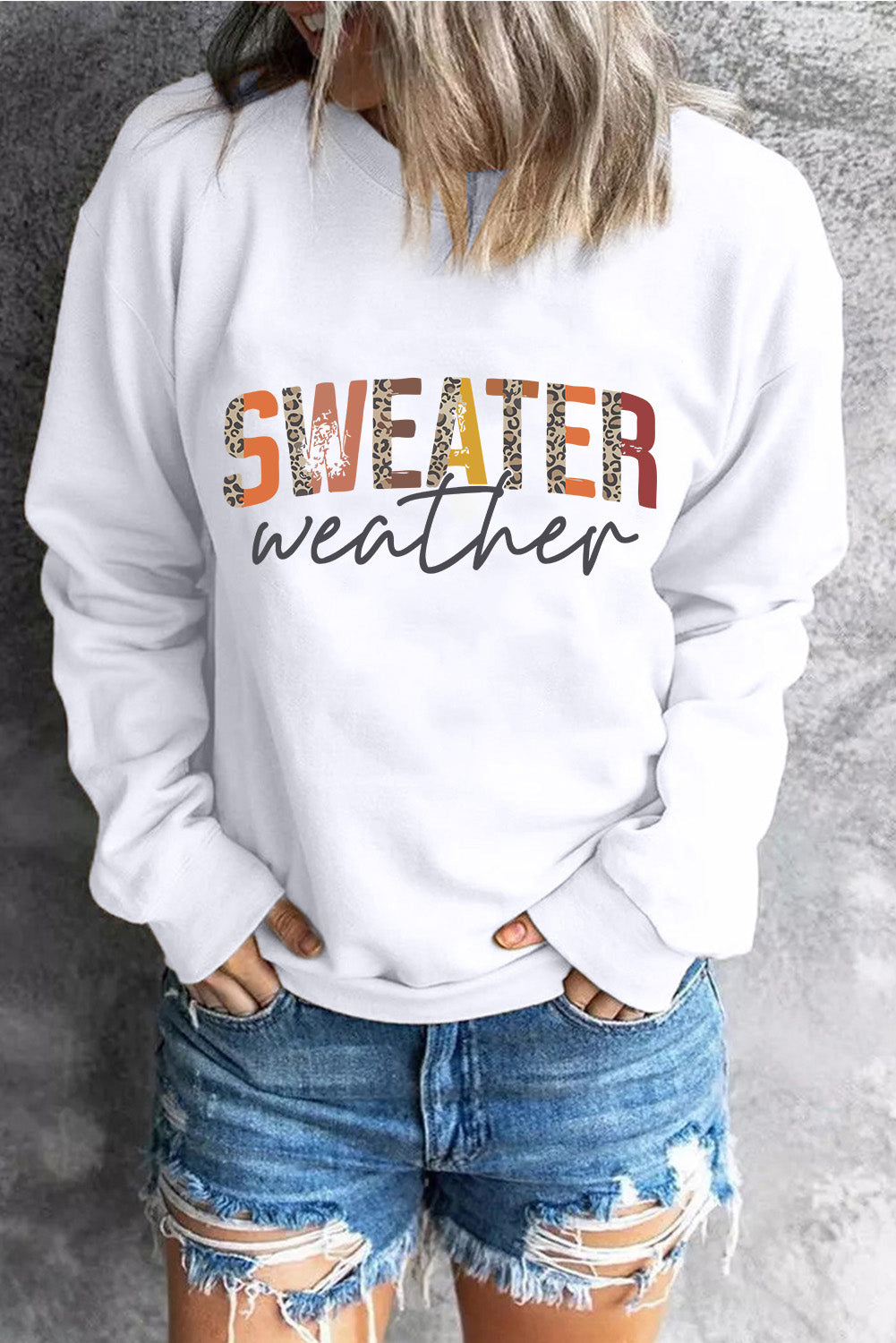 Sweater Weather Vibrant Monogram Sweatshirt