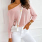 Ribbon Bow Knot Dolman Sleeve Sweater