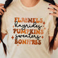 Flannels Hayrides Pumpkins Sweaters Bonfires Tee