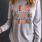 JESUS PUMPKINS BLESSINGS Long Sleeve T Shirt