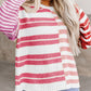 Blocked Drop Shoulder Slouchy Sweater