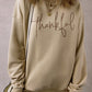 thankful Embroidered Drop Shoulder Pullover Sweatshirt