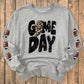GAME DAY Sequin Rugby Football Drop Shoulder Sweatshirt
