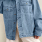 Vintage Corduroy Collar Denim Jacket