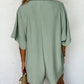 Half Button Collared Loose Romper