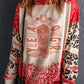 YEEHAW COWGIRL Graphic Bleached Scatter Leopard Sleeve Sweatshirt