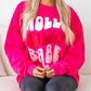 Holly Jolly Babe Graphic Oversized Sweatshirt
