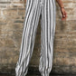 Stripe Boho Striped Print Casual Pants