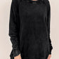 Mineral Wash Oversized Pullover Sweatshirt