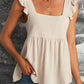 Flutter Shoulder Babydoll Top