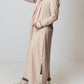 Open Front Pocketed Duster Cardigan with Slits