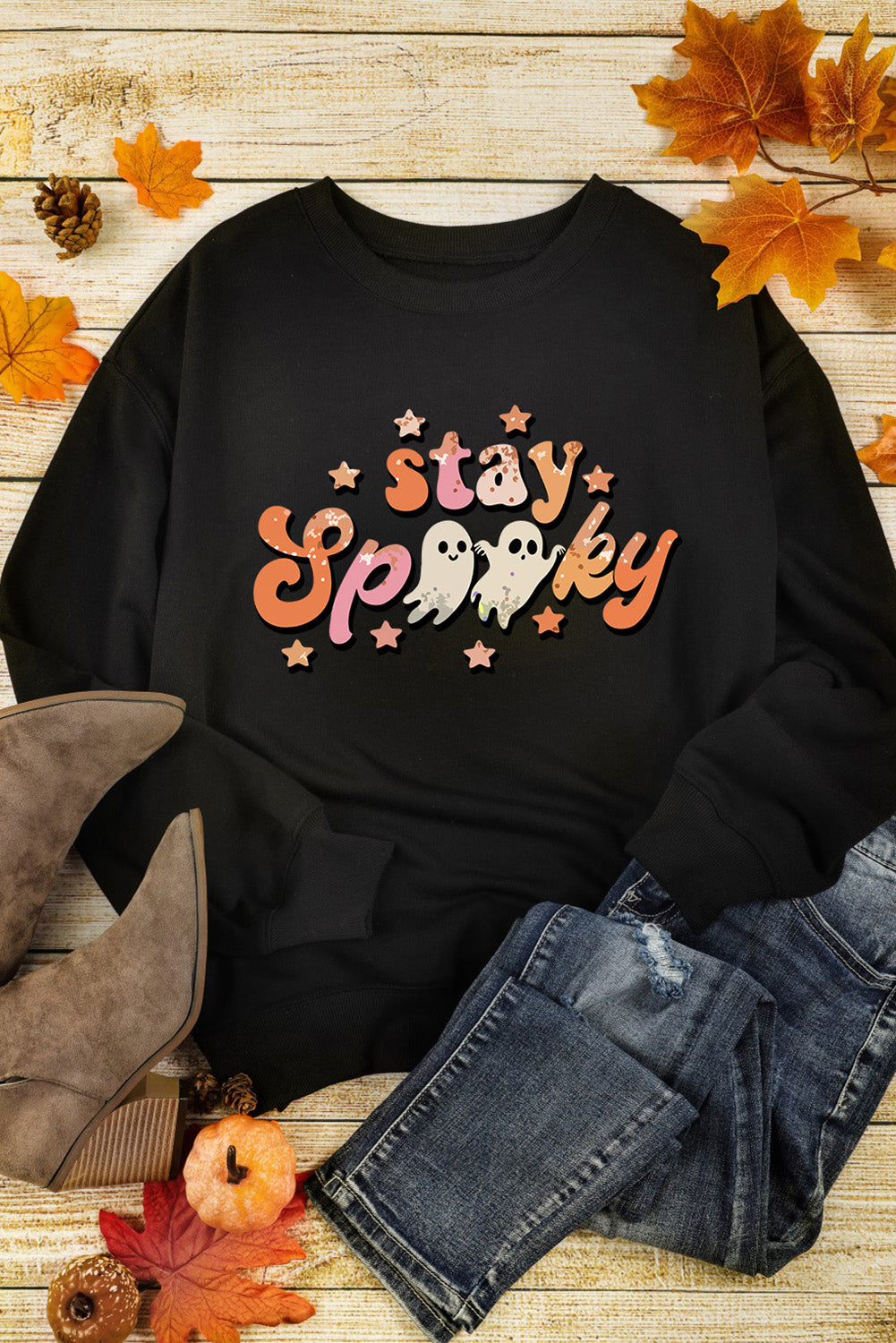 Halloween stay Spooky Graphic Sweatshirt
