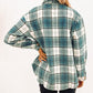 Plaid Pattern Flap Pockets Shirt