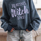 Resting Witch Face Graphic Drop Shoulder Sweatshirt
