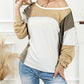 Exposed Seam Color Block Patchwork Top