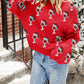 Cheer for Christmas Round Neck Casual Sweater