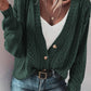Open Knit Drop Shoulder Sweater Cardigan