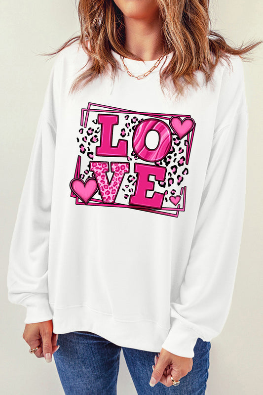 Sweet LOVE Valentines Graphic Sweatshirt
