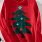 Christmas Tree Graphic Crew Neck Sweater