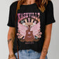 NASHVILLE Music City Graphic Print Short Sleeve Top