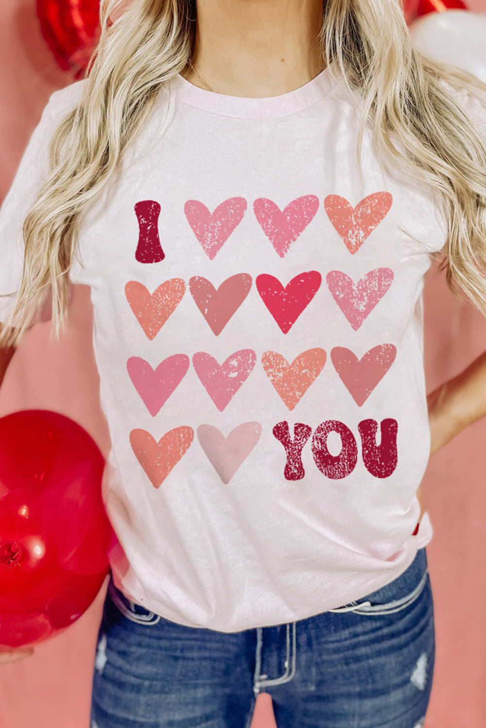 I Love You Funny Graphic Valentine Tee