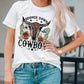Halloween Vibe COWBOY Fashion Graphic Tee
