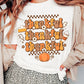 thankful Crew Neck Thanksgiving Graphic Tee