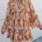 Floral Smocked Waist Dress