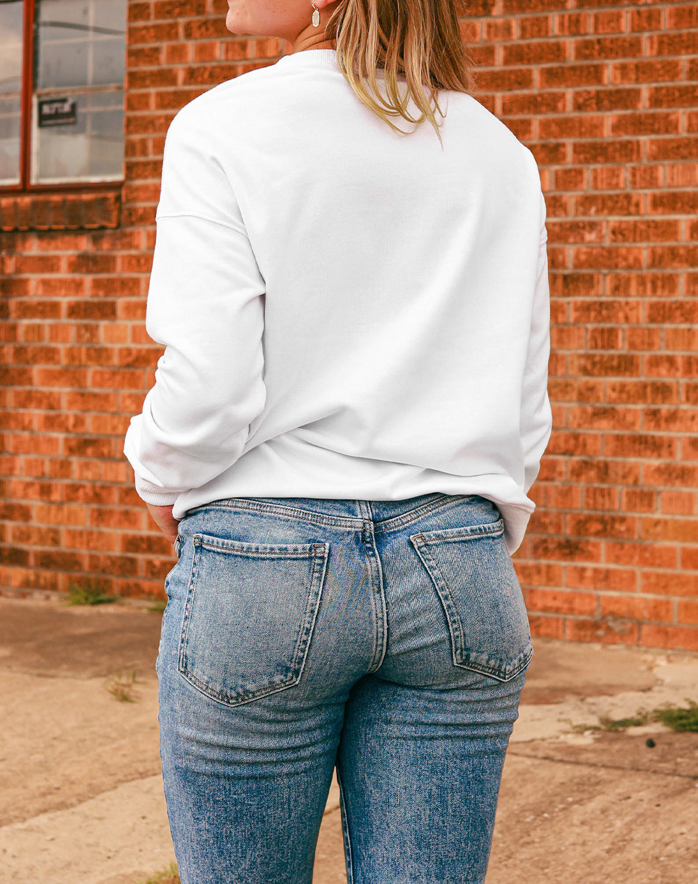 Plaid and Pumpkin things Print Graphic Sweatshirt