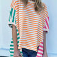 Colorblock Patchwork Baggy T Shirt