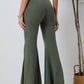 High Waist Fit and Flare Pants