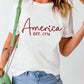 America EST.1776 Embroidered Graphic Tee
