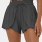 Frilly High Waist Petal Wrap Swim Shorts