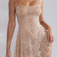 Spaghetti Straps Rhinestone Hot Nightclub Dress