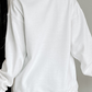 Chenille Bowknot Graphic Drop Shoulder Baggy Sweatshirt
