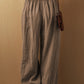 Drawstring Waist Wide Leg Pants