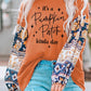 Pumpkin Patch Floral Patch Long Sleeve Graphic Tee