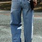 Drop Waist Wide Leg Oversized Jeans