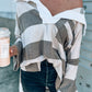Oversized Collared Long Sleeve Top
