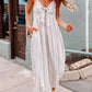 Front Knotted Striped Cropped Jumpsuit