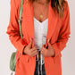 Flip Pocket Design Chic Blazer Coat