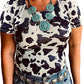 Western Cow Spots Slim Fit T-shirt
